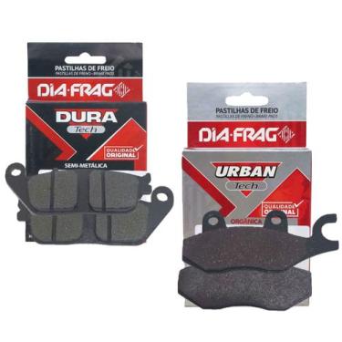 Imagem de Kit Par de Pastilhas de Freio Kawasaki Versys 300x Diafrag