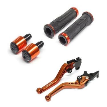 Imagem de Kit Manopla XL+Peso Manete Lander Crosser Tenere Fazer 250 - Stark Rac