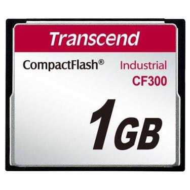 Imagem de Cartão de memória CompactFlash Transcend 1GB TS1GCF300 300x Industrial