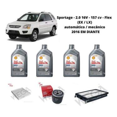 Imagem de Kit revisao troca de oleo kia sportage 2.0 16v 2016 diante - SHELL