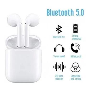 Imagem de Fone De Ouvido Bluetooth I12 Tws Sem Fio Touch Recarregável