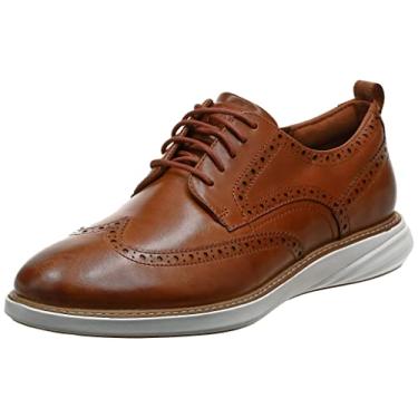 Imagem de Cole Haan Bermuda masculina GRANDEVOLUTON Oxford, Bronze britânico/marfim, 10.5