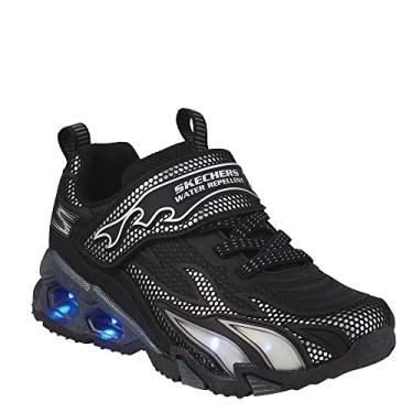 Imagem de Skechers Unissex-Infantil Shoutouts 2.0, Pretoprata, 4 Little Kid