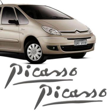 Imagem de Par Adesivos Picass Citroën Xsara Emblema Lateral Resinado - SPORTINOX