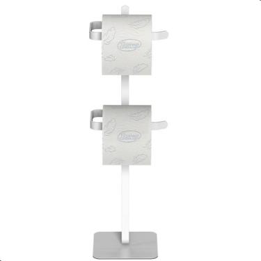 Imagem de Porta Papel Higiênico de Chão Duplo Suporte Para Papel Oslo - FassinSh