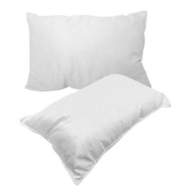 Imagem de Travesseiro Peletizado Branco Fio De Carbono Antistress 50x70cm  - ELE