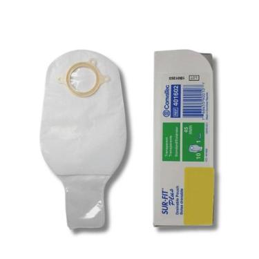 Imagem de Bolsa Colostomia Sur-fit Plus Transparente 45mm 1 Unidade 401602/11978