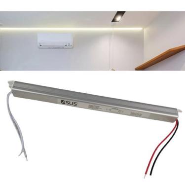 Imagem de Fonte Slim Drive 36W 12V 3A Perfil Fita Led Bivolt Lustre Luminaria IP