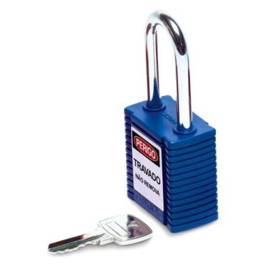 Imagem de Cadeado de Segurança Brady Azul 1,5" - 77556
