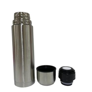 Imagem de Garrafa Térmica Inox Parede Dupla com Tampa Clicktop - Flash Goods, 45