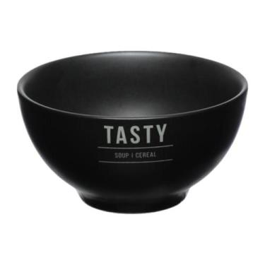 Imagem de Bowl Tigela Cumbuca Porcelana Hauskraft Manhattan Preto