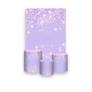 Imagem de Painel De Festa Vertical 1,50 x 2,20 + Trio De Capas Cilindro - Efeito