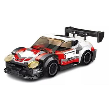 Imagem de Carro Esportivo Porsche Blocos De Montar 246 Peças Sport Car - 99Toys