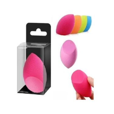 Imagem de Esponja Gota Maquiagem Tipo Blender Chanfrado Para Maquiagem - Hello M
