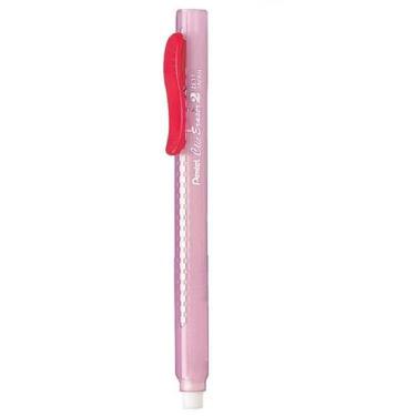 Imagem de Caneta Borracha Clic Eraser Transparente Pentel ZE11T, Rosa