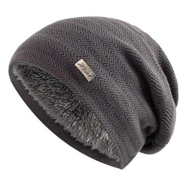 Imagem de Gorro De Inverno Pele Forrada Unissex Casual  - ElaShopp