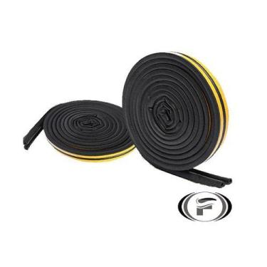 Imagem de Veda Fresta Medio 4x9mm Comfortdoor - ComfortDorr, PRETO