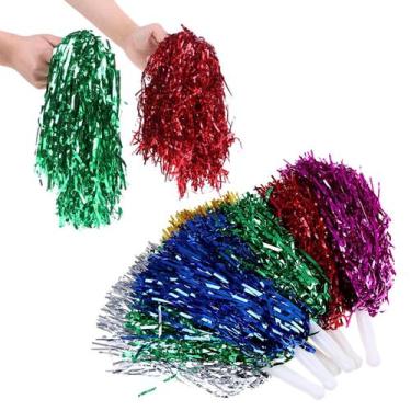 Imagem de Pom Pom Metalizado Mamãe Sacode Cores Sortidas - Rpires, Azul