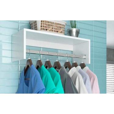 Imagem de Arara cabideiro mult uso  em mdf de 1 linha  1 mt de comprimento x 0,2