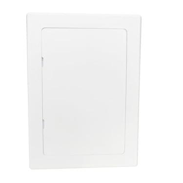Imagem de LASTORY Painéis de acesso para drywall, capas de parede de 15 x 23 cm, portas de acesso articuladas removíveis para teto e parede, branco resistente e durável para encanamento