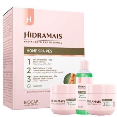 Imagem de Home Spa Pés Sais Relaxante Gel Esfoliante Creme Hidramais