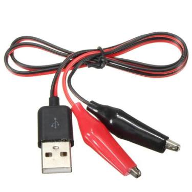 Imagem de Cabo usb com par de garras jacare - Cabos