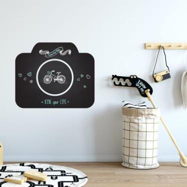 Imagem de Adesivo de Parede Lousa Câmera Fotográfica - Quartinhos