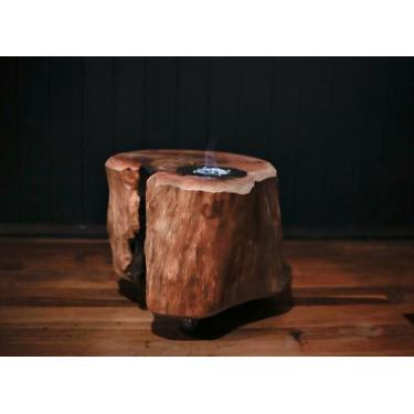 Imagem de Lareira Canadá tora 500x500x400mm - D'Wood Brasil, Natural, M
