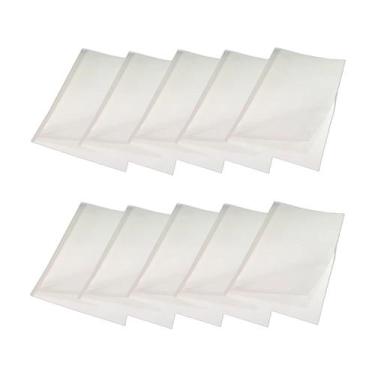 Imagem de Kit 10 Capas Encadernação Térmica Até 200 Folhas A4 Branca - Ibacemil
