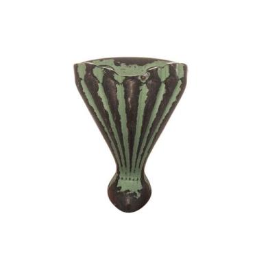 Imagem de Kit 4 Pezinho Metal Concha Grande Decoração Sereia Caixas Mdf Bandeja 