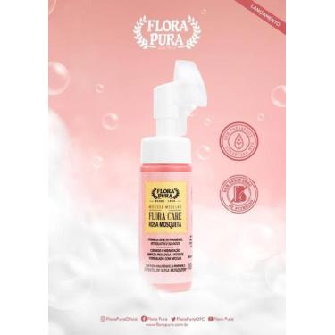 Imagem de Mousse micelar flora care rosa mosqueta-160ml-florapura facial - Flora