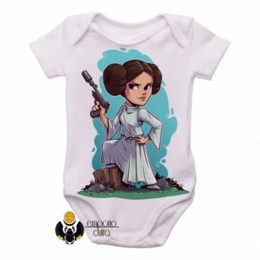 Imagem de body nenê criança roupa bebê   Star Wars Mini Princesa Leia  - Empório