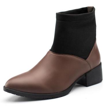 Imagem de Bota Cano Curto Feminina Texana Country Chelsea Moda Casual - MARILIA,
