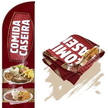 Imagem de Bandeira Para Wind Banner (só tecido) Comida Caseira - Fadrix