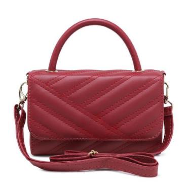 Imagem de Bolsa Luxo Feminina  - sem marca, Vermelho