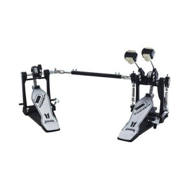 Imagem de Pedal Duplo de Bateria D-One DP20 - D ONE, DP, DP20, Preto/Prata, Meta