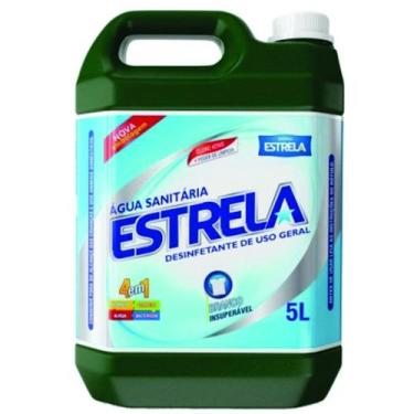 Imagem de Água Sanitária Estrela 5L - Desinfecção e Limpeza Eficiente - BRANNEVE