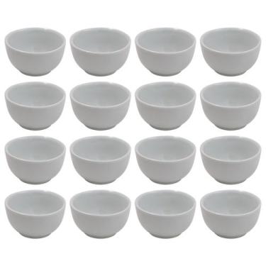Imagem de Kit 12 Tigela Cumbuca Porcelana Branca 500ml Sopas Caldos Feijoada Ref