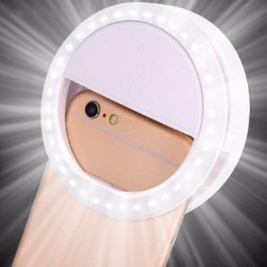 Imagem de Ring Light Selfie Para Celular Três Potências Anel De Luz BRANCO - Gen