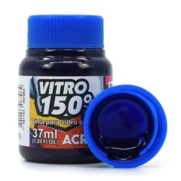 Imagem de Tinta Vitro 150 Acrilex 37ml, 578 - AZUL INTENSO