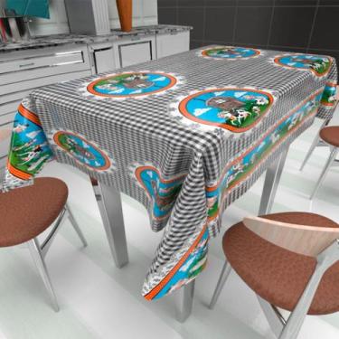 Imagem de Tecido Plástico Térmico Estampado Fazendinha - 1,40m Largura