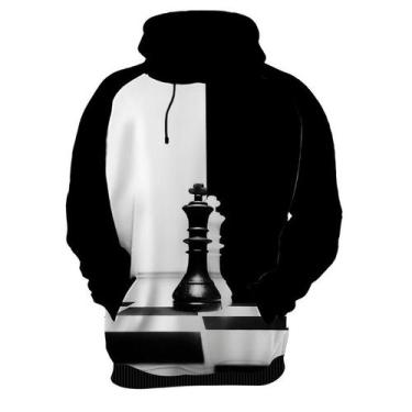 Imagem de Moletom Casaco Jogo Tabuleiro Xadrez Rei Torre Rainha HD 2 - Enjoy Sho