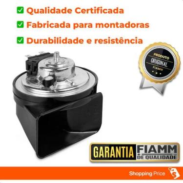 Imagem de Buzina Automotiva Fiamm Arrizo 6 2021 a 2022 Am80sx H Conector Byd Agu