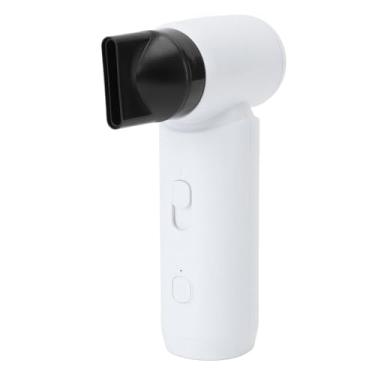 Imagem de Espanador de Ar Comprimido, Soprador de Ar Elétrico de 80000 RPM Com 3 Bicos para Limpeza de Carro e Secagem de Cabelo (Branco)