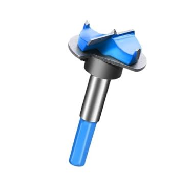Imagem de ＡＷＨＡＯ Buracos de madeira viu núcleo bit dobradiça buraco abridor resistente carpintaria cortador ferramentas para cozinha armário porta madeira compensada, Azul, 80mm