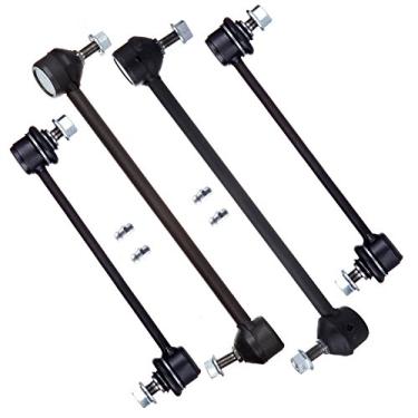 Imagem de SCITOO Conjunto de kit de suspensão de 4 peças para Lexus ES300 RX300 para Toyota Avalon Camry Solara Barra oscilante dianteira, elo de extremidade da barra oscilante traseira