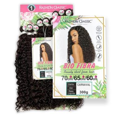 Imagem de Cabelo Cacheado Bio Fibra Carnaval 75cm 300g Fashion Classic - Fashion