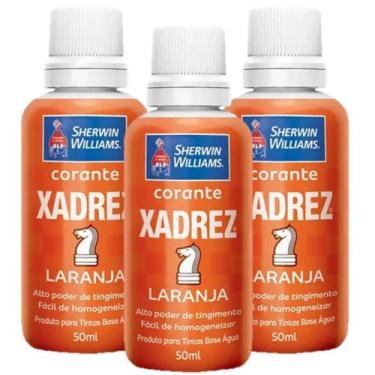 Imagem de Kit 3 Corante Líquido Xadrez Sherwin Williams Tintas Bisnaga Pigmento 