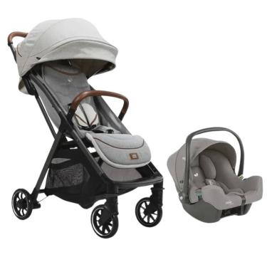 Imagem de Carrinho de Bebê Combo Parcel Oyster com Bebê Conforto I-snug Pebble Joie