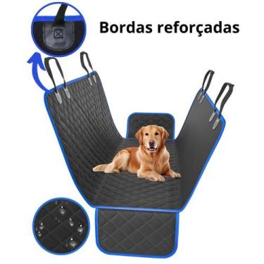 Imagem de Capa Luxo Pet Protetora para Banco Traseiro de Carro Impermeável Cacho